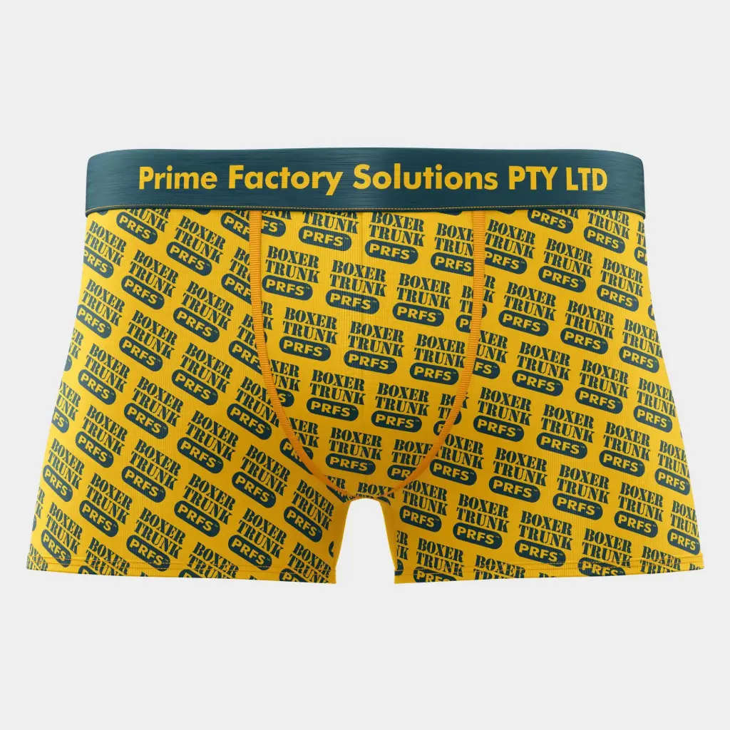 Cotton Sublimation Man Underwear / Trunk - Repetitive Print